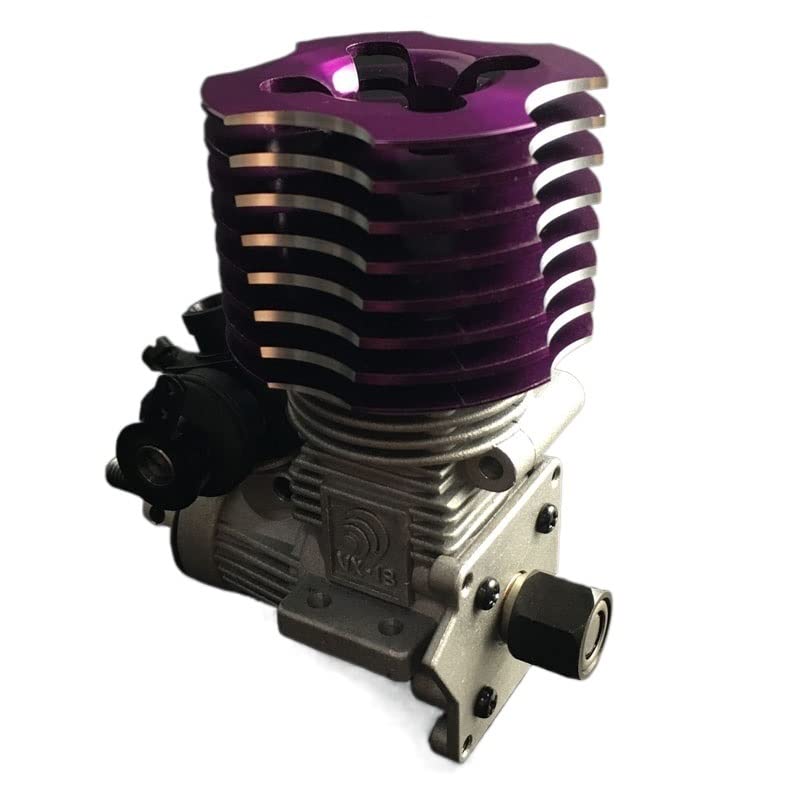 02060 VX 18 Engine 2.74cc Pull Starter Purple RC 1/10 Nitro Car On-Road Car for94122/94177/94188(02060-WSYD) - size: 02060-WSYD