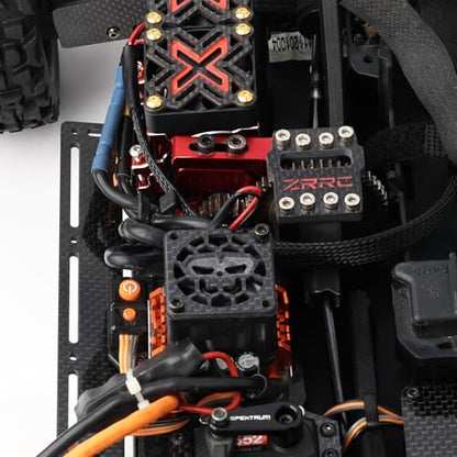 35mm×35mm Carbon Fiber RC Cooling Fan Cover - Universal Brushless Motor Heatsink/ESC Fan Guard Shield Shroud - for RC Cars, Trucks, Boats, Drones (Skull Style) - style: 35mm / Skull Style
