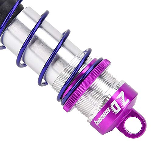 RC Shocks, Adjustable Oil Pressure Metal Shock Absorbers 4pcs Front Rear for 1/8 Scale Off-Road Racing Hobbyists and Daily Use