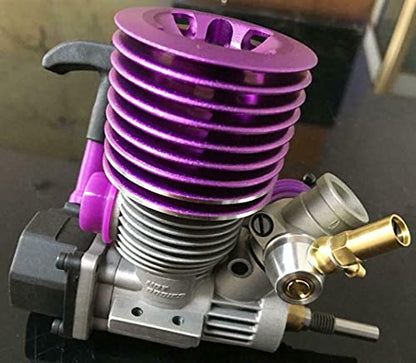 RC 18 Glass Nitro Engine for Kyosho Fazer 1/10 Scale car GXR15 GXR18 go18 Force 18 Engine FW06 FW05 CY18 CY15 Hot Body VRX Racing FC18 Compatible (Size in THE Picture Shown)