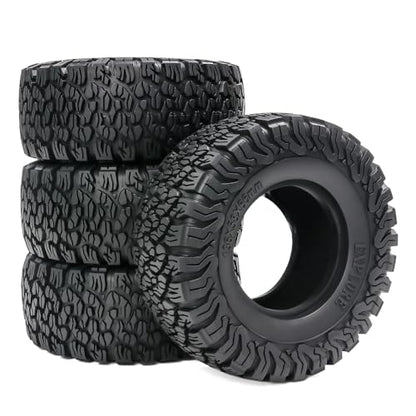 2.6” RC Tire-All Terrain Super Soft Sticky Tires 136mm Tall 2.6in Crawler Tires for 1/7 1/8 1/10 Scale Off Road Race, Suitable for Axial RBX10 MJX H8H MK07 KM4 4082/83 1/7 1/8 1/10 Crawler Car - color: 2.6in-tire-blc