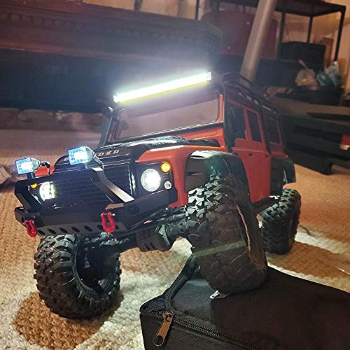 Metal Front Bumper Set For TRX-4 Axial SCX10 II 90046 RC Crawler