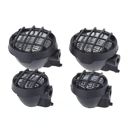 RC Car 1/8 1/10 LED Lights Cup 12mm&18mm Truck LED Fog Lamp Light Kits for RC 1:8 1:10 Tamiya AXIAL Crawler Rock (4Pcs)