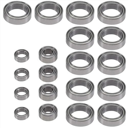 Bearing Kit for JLB for Cheetah 11101 21101 J3 for Speed BE001 BE002 BE003 1/10 rc Car Spare Upgrade Parts 20Pcs Ball Bearing Set