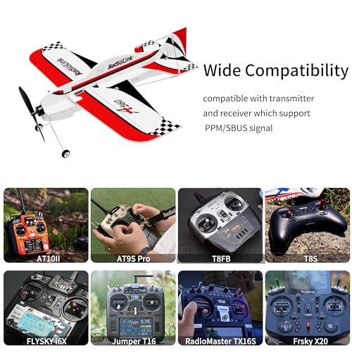 Radiolink A560 Plug & Play (PNP) 3D RC Airplane with Gyro 6 Flight Modes | 580mm Wingspan 4CH Gyro Byme-A Flight Controller, Brushless Motor&ESC for Beginner (No Radio/Receiver/Charger)