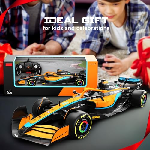 Voltz Toys Authentic Licensed 1:18 McLaren F1 MCL36 Remote Control Car - F1 Collection RC car Series for Kids and Adults - 2.4GHz RC Car for Gift (1:18 McLaren F1 MCL36) - color: 1:18 Mclaren F1 Mcl36