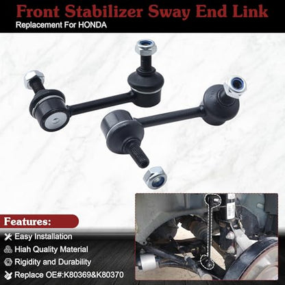 2* K80369 K80370 Rear Sway Bar Link - Restore Rear Stability | Compatible with 2002-2006 Honda CR-V - color: 1*K80369 1*K80370, size: Sway Bar Link