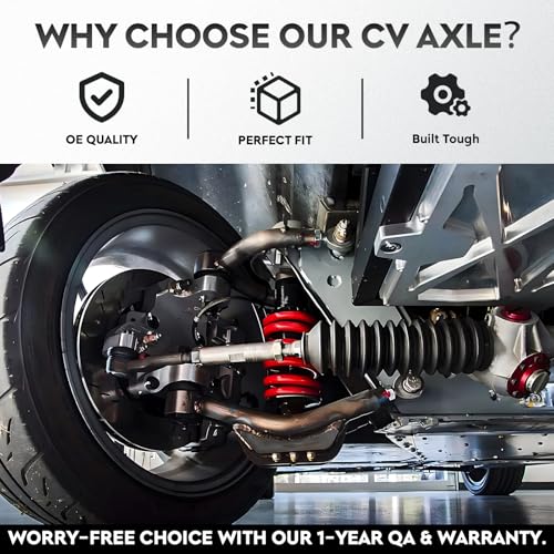 NEW Front Right CV Axle Shaft Assembly fits for Chevrolet Impala & Venture 1997-2011 (NOT fit 06-09 Impala 5.3L SS model), for Buick Allure, Century, Regal 1997-2009, for Pontiac Grand Prix 97-08
