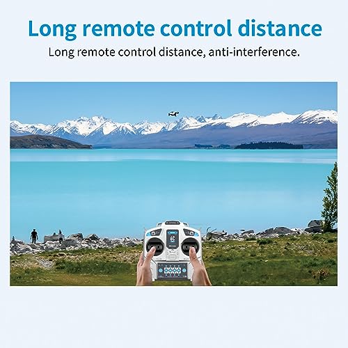 GoolRC Microzone MC6C 2.4GHz 6CH Remote Controller Mode 1 Transmitter and MC6RE Receiver Radio System for RC Airplane Drone Multirotor Helicopter Car Boat 6CH Receiver