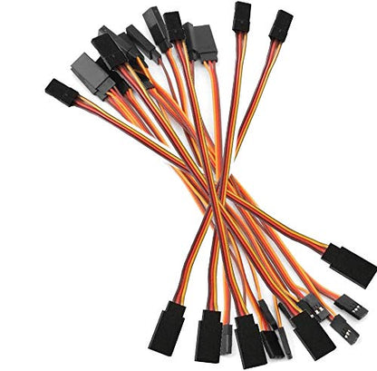 15PCS ShareGoo 150mm Male to Female JR Plug RC Remote Control Servo Extension Lead Wire Cable