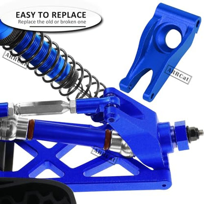 Upgrades Part for 1/10 Senton/Granite/BigRock/Vorteks 3S Blx MEGA550 4X4,Aluminum Front Steering Block Knuckles C-Hubs Caster Blocks Rear Hubs Hops Up,AR330442 AR330467 AR330469,Navy Blue - color: Upgrades (Navy Blue)