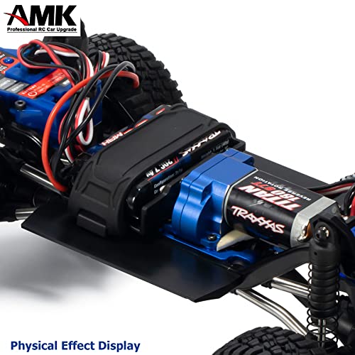 AMK 1 Pair of TRX4M Metal Side Steps(Running Boards,Side Pedals,Foot-Plate) for 1/18 RC Crawlers Mustang Defender Upgrades