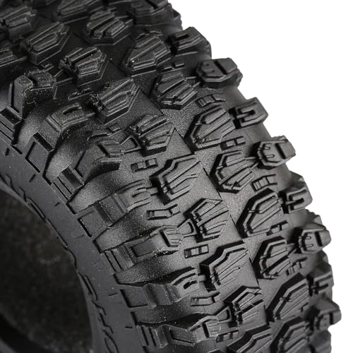 INJORA 2.2inch Crawler Tires 4Pcs RC Rubber Tyre Set Wheel Tires for 1/10 RC Rock Crawler Axial SCX10 RR10 Wraith