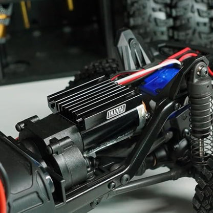 INJORA 180 PRO Brushed 48T Motor with Stainless Steel Pinion and Aluminum Heat Sink for TRX4M 1/18 RC Crawler Car Upgrade