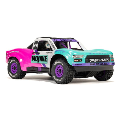 ARRMA Mojave GROM 223S BLX Brushless 4X4 Small Scale Desert Truck RTR with Battery & Charger - Remote Control Car, RC Racing Car 4WD 1/18 On-Road (Teal (ARA2304ST1))