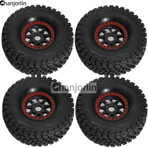 1/7 1/8 RC Short Course Truck Tires And Wheels 17mm Hex OD 135mm Off Road Tyres For 1:7 1:8 Scale RC Truck Car HSP TRAXXAS UDR FS FSR Atom ARRMA Mojave 6S EXB YK4072 DF7 Upgrades 4PCS