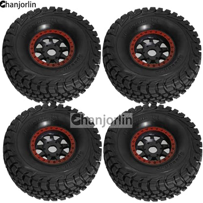 1/7 1/8 RC Short Course Truck Tires And Wheels 17mm Hex OD 135mm Off Road Tyres For 1:7 1:8 Scale RC Truck Car HSP TRAXXAS UDR FS FSR Atom ARRMA Mojave 6S EXB YK4072 DF7 Upgrades 4PCS