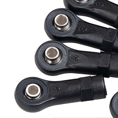 22Pcs Aluminum Metal & Plastic Rod Ends Set for 1/10 RC Crawler TRX4