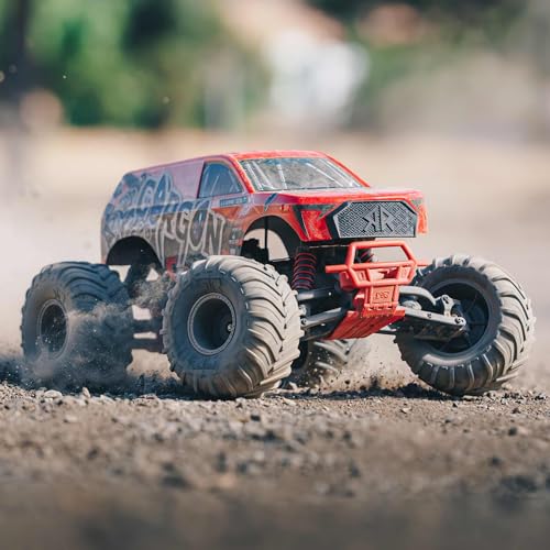 ARRMA RC Truck Gorgon 2 Wheel Drive MT 1/10 RTR (Ready-to-Run Battery and Charger Included) Smart 3300 7C S120 USB Red ARA3230ST2 - color: Red