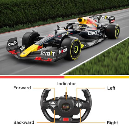 Voltz Toys Authentic Licensed 1:12 F1 RedBull Rb18 Remote Control Car - F1 Collection RC car Series for Kids and Adults - 2.4GHz RC Car for Gift (1:12 RedBull Rb18(NO.11)) - color: 1:12 Redbull Rb18(no.11)