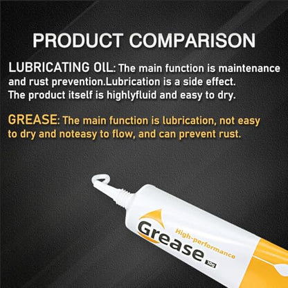 3D Printer Part High Performance Synthetic Lubricant Gear Grease Optical Axis Grease for Bambu Lab Series/Creality Ender 3/Ender 3 Pro/Ender 3 V2/Ender 3 S1/K1/Ender 3 V3/Kobra s1 Series