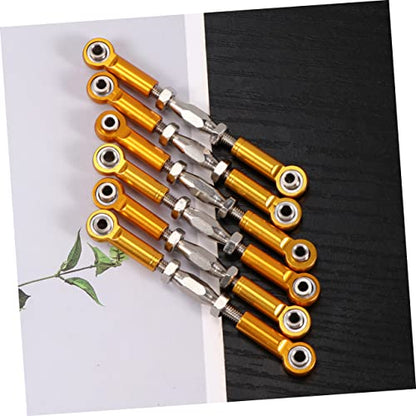 6Pcs Turnbuckle Rod Linkage for Epxhsp Racing Hpi Truck Buggy Upgrade Parts Construction Yellow - color: Yellow