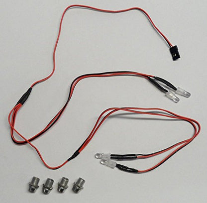 Apex RC Products 4 LED Headlight/Taillight Kit w/Bezels - Universal for 1/10 Scale RC Models 9012