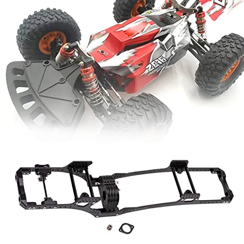 kingsea Metal Transmission Gearbox Carbon Fiber Frame Rails Compatible with 1/10 RC Crawler LCG Chassis Axial SCX10 II Upgrade(Servo Panhard Mounts)