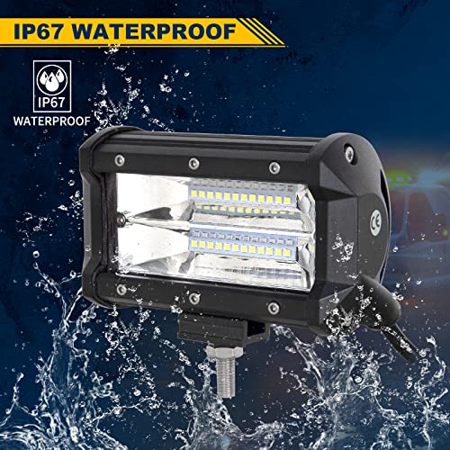 Willpower 20 Inch 288W Led Light Bar Spot Flood Combo Beam 12V 24V Fog Work Lamps Driving Offroad Lights for 4x4 Truck Tractor Boat Car ATV UTV SUV - size: 20'' - 288W - Combo