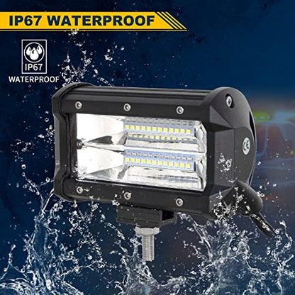 Willpower 20 Inch 288W Led Light Bar Spot Flood Combo Beam 12V 24V Fog Work Lamps Driving Offroad Lights for 4x4 Truck Tractor Boat Car ATV UTV SUV - size: 20'' - 288W - Combo