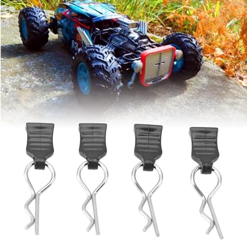 RC Body Clips, Replacement Upgrade Parts R Pin Clips with Pull Tabs for WLtoys 124008 124010, Remote Control Car Body Clips