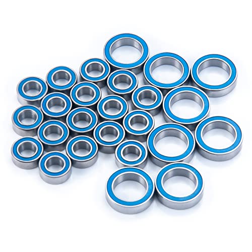 25Pcs Blue Sealed Ball Bearing Kit for Redcat Everest Gen7 | 1/10 RC Racing Car Model Upgrade Parts Metal Wheel Hubs Axle Bearings