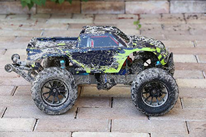 SummitLink Custom Body Compatible for 1/10 Scale RC Car or Truck (Truck not Included) (Muddy Green Over Black) - style: Muddy Green Over Black