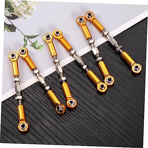 6Pcs Turnbuckle Rod Linkage for Epxhsp Racing Hpi Truck Buggy Upgrade Parts Construction Yellow - color: Yellow