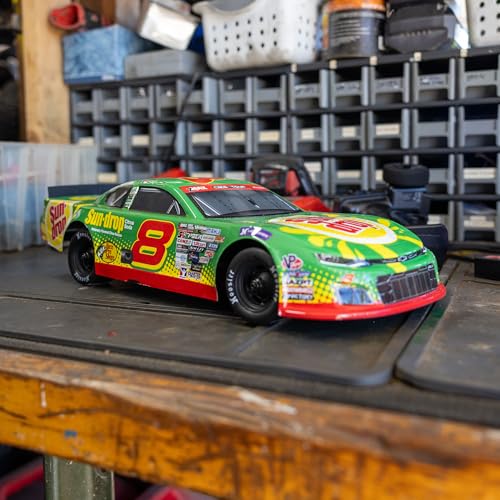 Losi 1/12 RC Racecar Dale Earnhardt Jr. No. 8 2025 Sun Drop Chevrolet ZL1 2S AWD On-Road (Battery & Charger Included), Green, LOS-3104T1 - color: Red