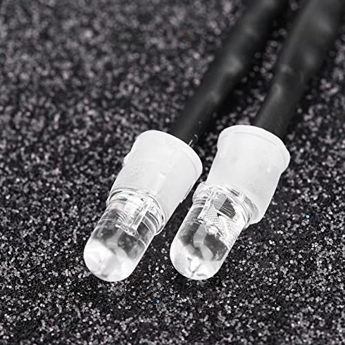 Milltrip 2PCS RC Car LED Light, 5mm RC Headlight RC Car Upgrade Decorate Accessory for 1 10 Model Drift Car Vehicle(No. 11 Light Blue Light)
