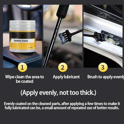 Synthetic Grease for Car Care, 100g Brake Grease Lubricant for Car, Anti Seize Thread Lubricant, Multi-Purpose Car Grease Lubricant