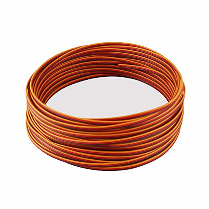 50 feet Servo JR Color Extension Cable 3p Line Futaba JR Aircraft Model Wire 30 cores 0.08mm 1.2mm