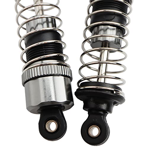 4 Pieces M16100A RC Aluminum Capped Shocks Absorber Assembly Spare Parts for 1:16 16889 16890 16890A 16889A HM161 RC Trucks - color: 4 PCS