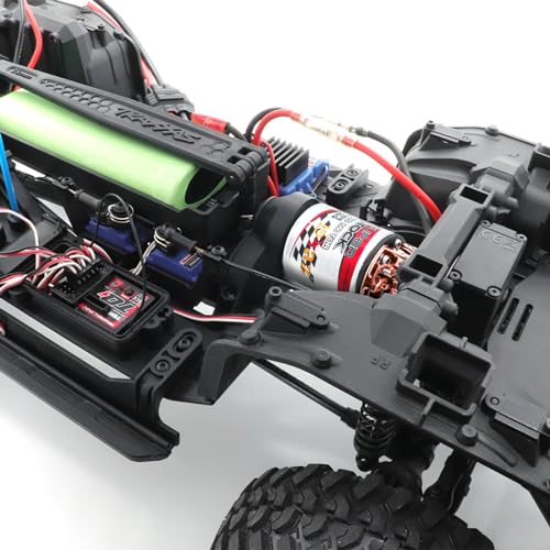 RC Motor 540 17T Brushed Motor Waterproof Stainless Steel Shell Brushed Motor Climbing Car Large Torque Motor Replacement for Axial SCX10 AXI03007 90046 Redcat Gen8 Tamiya TT02 - size: 17 T