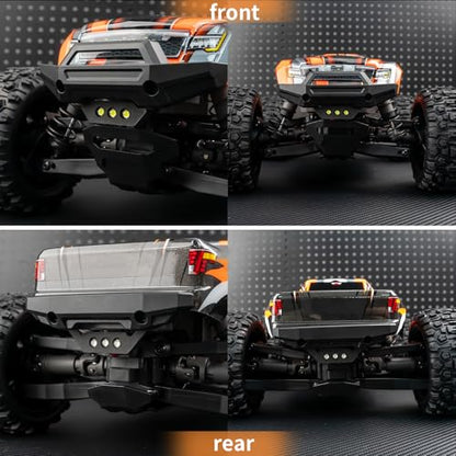 LSG Front Rear Lights Headlight Taillights kit RC Car LED Light Light Kit for 1/16 Tra-xxas Mini Maxx Small X Brushless 2S Rc 4Wd Upgrades Parts