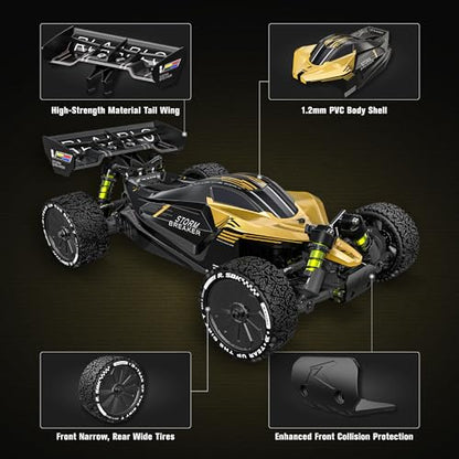 RIAARIO 1/10 Brushless RC Buggy with 2 * 2200 Battery