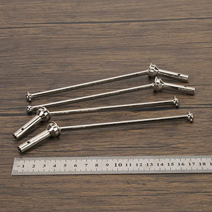 RCAWD CVD Driveshaft 183mm for ARRMA 6S, 1/8 Kraton 6S, Notorious 6S, Outcast 6S & 1/7 Fireteam 6S Upgrades Parts, #45 Steel Drive shafts Hop Ups for #AR220033#ARAC3985 Silver - color: Silver