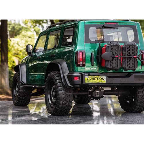 TOUCAN RC HOBBY 1/8 Tank300 Competitive Edition RC Crawler 4X4 4X2 Remote Control Off Road Car Metal Steering System 23KG Servo for Adult - color: Mgn