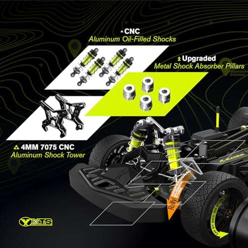 CROBOLL 1/10 Brushless RC Cars with Gyro, Max 50 mph Fast RC Rally Car,RTR | RLAARLO Fast RC Car 2.4Ghz All Terrain RC Cars, Waterproof 4x4 Hobby Remote Control Car RC Truck with 3S Battery, Purple - color: Purple