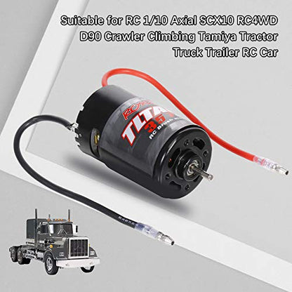GoolRC RC Motor, 550 35T Brushed Motor for 1/10 Traxxas Slash 2WD/Traxxas Slash 4WD Redcat ARRMA AXIAL HSP HPI Wltoys Kyosho HELION - size: 35T