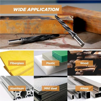 3/8", 1/2", 5/8", 3/4” M2 Chucking Reamer to Enlarge - size: M35 Set (4PCS)