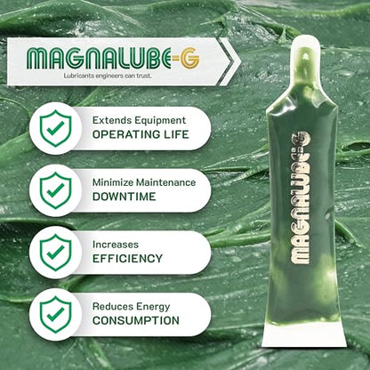 Magnalube-G General All Purpose Grease - Waterproof, Corrosion Resistant PTFE Lubricant for Bearings and Axles to Fishing Rods - 14.5oz Multi-Purpose Canister Tube for Grease Gun - 2 Pack - size: 2