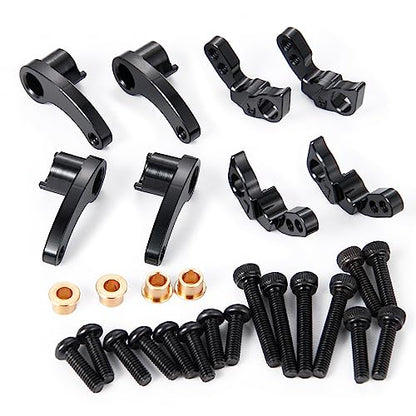 AXSPEED Aluminum RC Crawler Shocks Flex Blades 1/18 Adjustable Suspension Shock Mount for TRX4-M TRX4M Upgrade