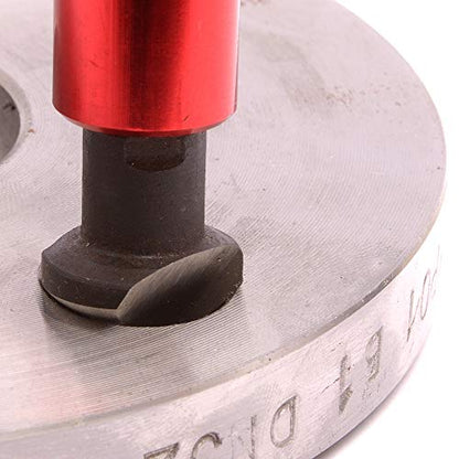 AFA Tooling Deburring Tool Set & 2 Countersink Hand Reamers, Red CNC Handle | 11 HSS blades with 360-degree rotation & 2 Countersink Hand Reamers make chamfers for 3D printing, metal, PVC, copper - style: 2 Reamers & Deburring Tool